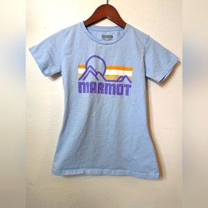 Marmot Light Blue Graphic Tee